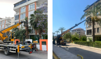 Belek Sepetli Vinç Kiralama